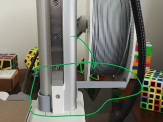 Anti-unrolling spool guide for A1 mini