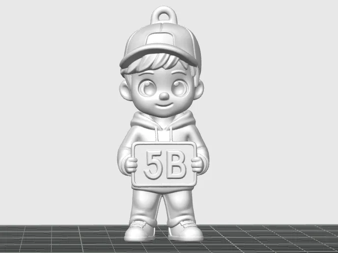 Cartoon Boy Keychain