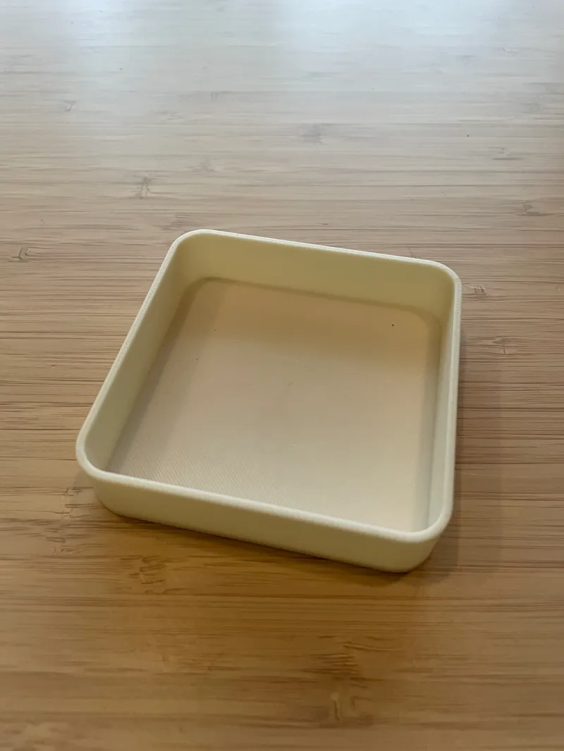 End cover for 80x80mm square rain pipe 