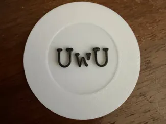 Furry Poker Chip UwU