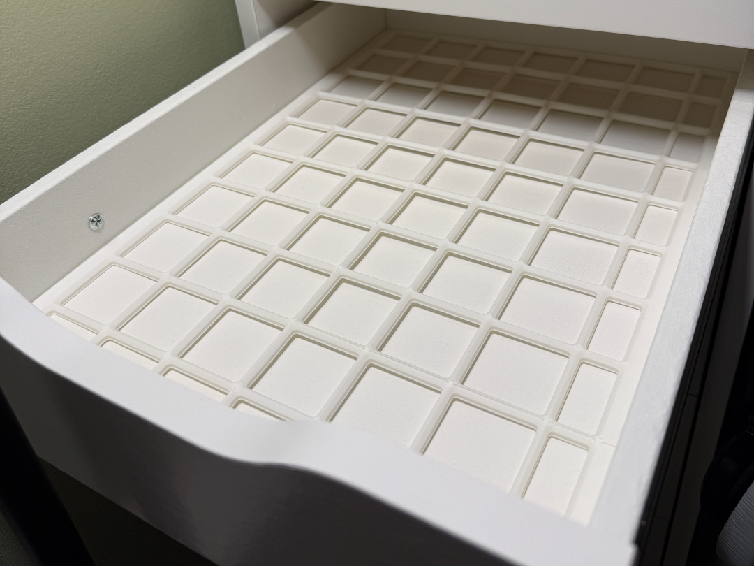 Gridfinity grid for Ikea Alex 9-Drawers (29 x 42)