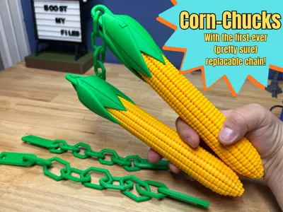 CORN-CHUCKS! With replaceable chain! 