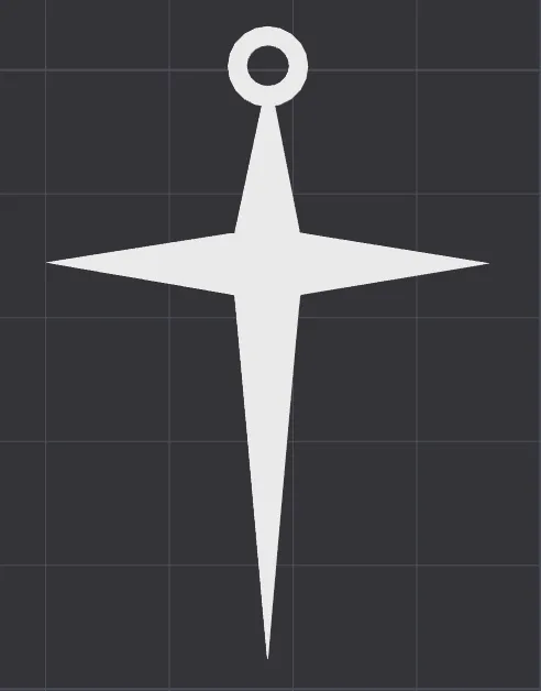 Jesuit Cross Keychain Option 2
