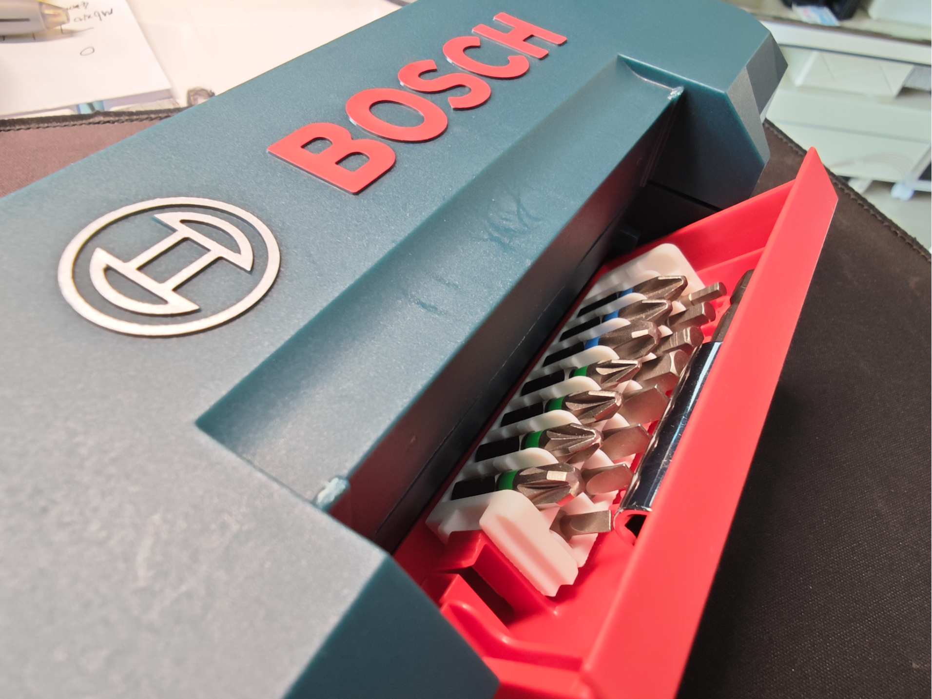 Miniatura 1 do modelo 3D BOSCH GO3双层批头刀头收纳支架