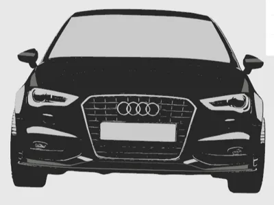 Small Tribute, Big Drive: Audi A3 8V 2012 Keychain