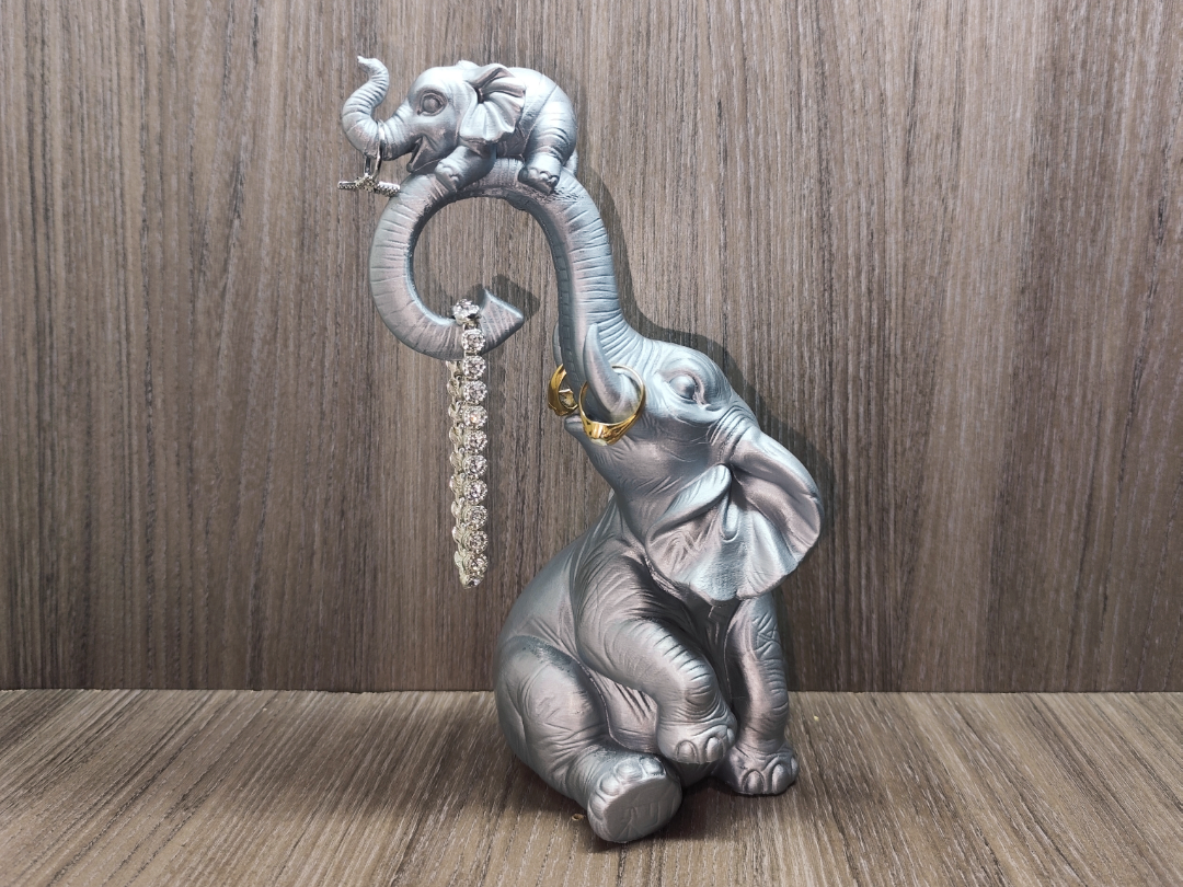 Elephant Jewelry Holder – Ring & Bracelet Stand