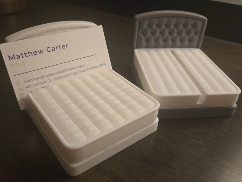 Mattress- Business Card Holder