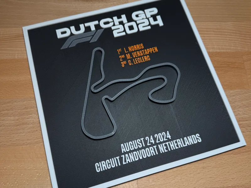 F1 Wall Art - Dutch GP 2024
