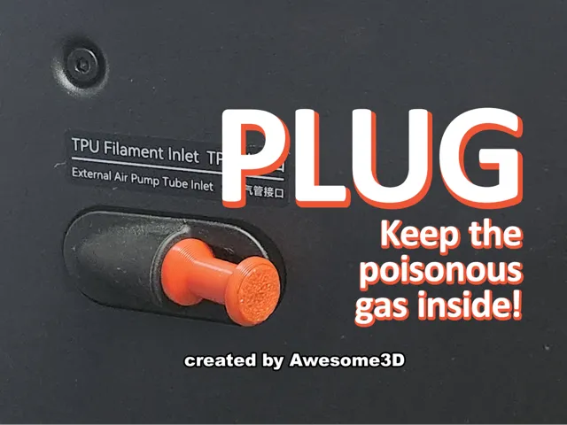 TPU Feed Inlet Plug