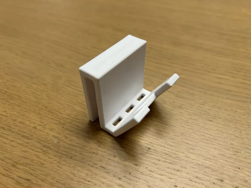 Rozor holder for 6mm shower glass