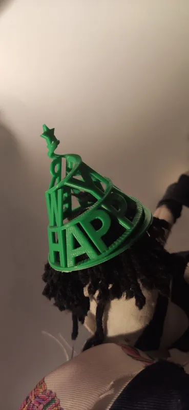 Party hat / Centerpiece Happy new year tree