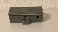 Maison miniature H0 effet bois — photo 2