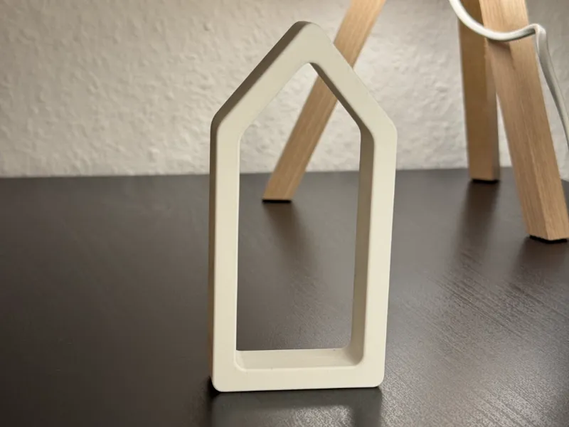 Deko Haus Rahmen (hohl) – minimalistisch