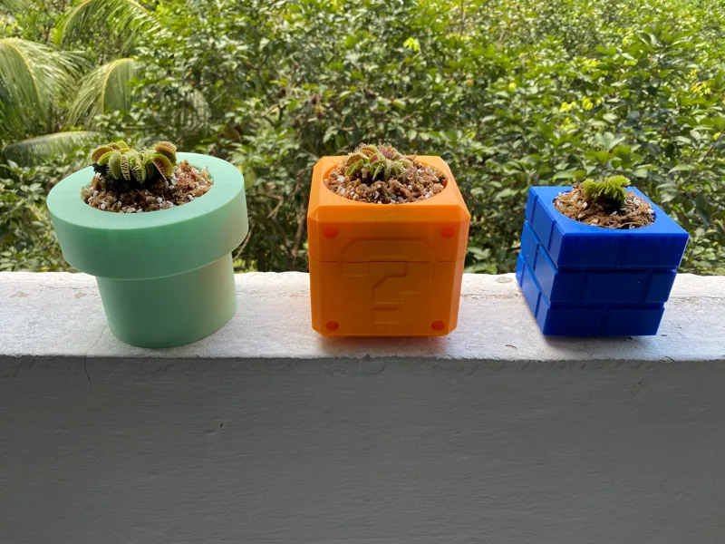 Super Mario Self-Watering Pots
