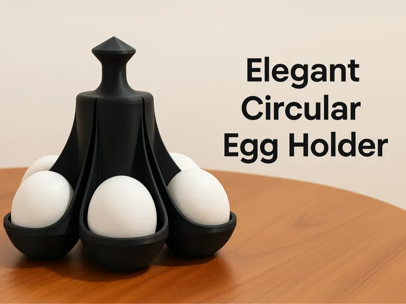 Elegant Circular Egg Holder