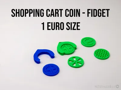 Shopping cart coin - fidget