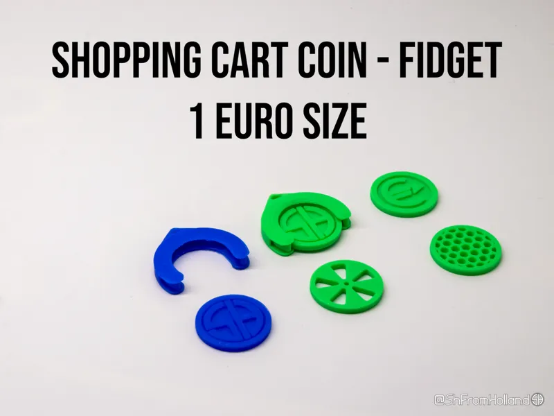 Shopping cart coin - fidget