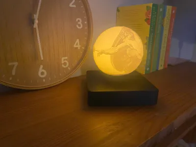 Levitating Lithophane Lamp