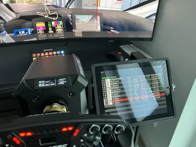 iPad 2 sim racing rig case mount for 8040 profiles