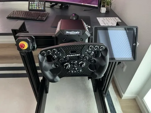 iPad 2 sim racing rig case mount for 8040 profiles - Free 3D Print ...