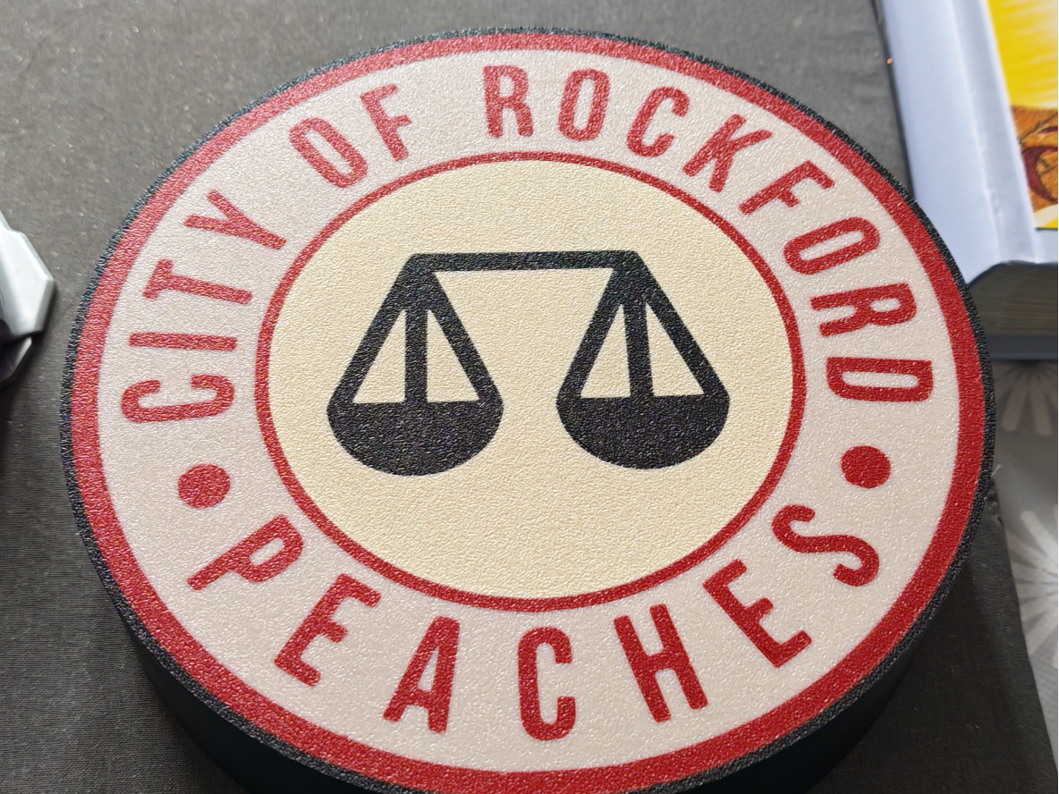 Rockford Peaches logo lightbox