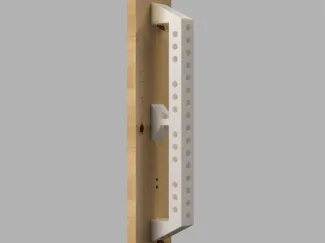 Modular Gym Wall Storage (3x3 1" Holes 2" Spacing)
