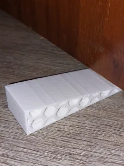 Hexagonal shaped door stop