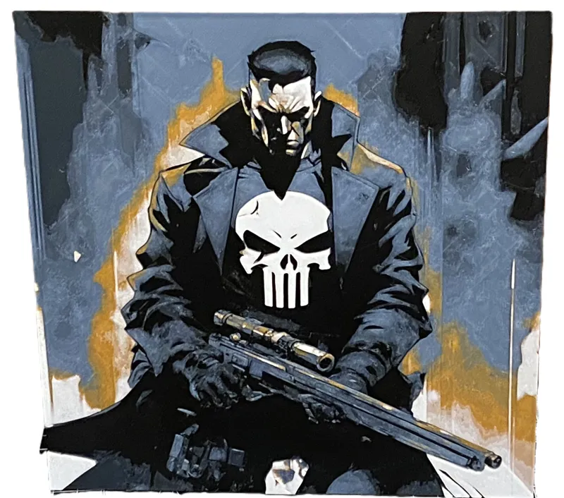 The Punisher (Hueforge 4-color)