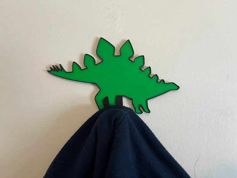 Stegosaurus - Dinosaur Coat/Key Hook