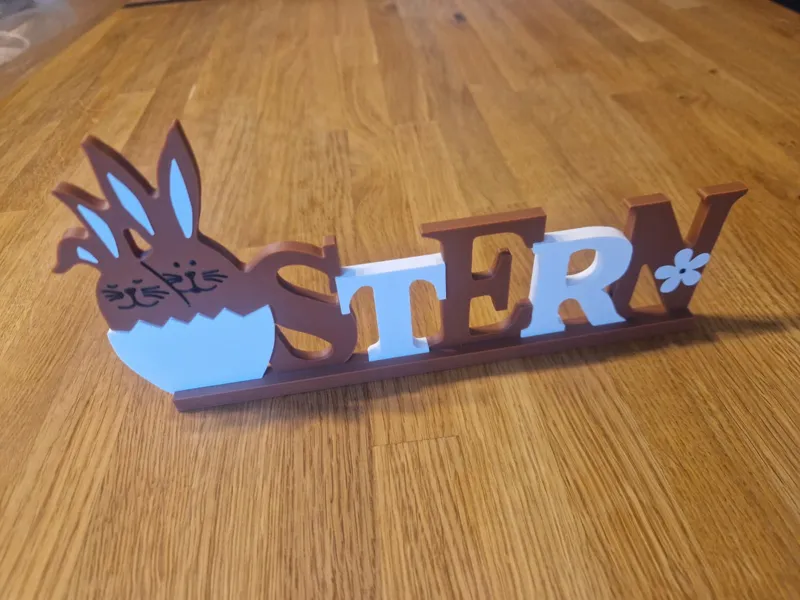 Ostern Schriftzug