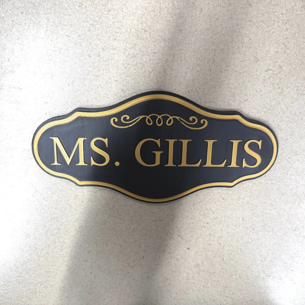 Sign Model Names Name Sign - Free 3D Print Model - MakerWorld