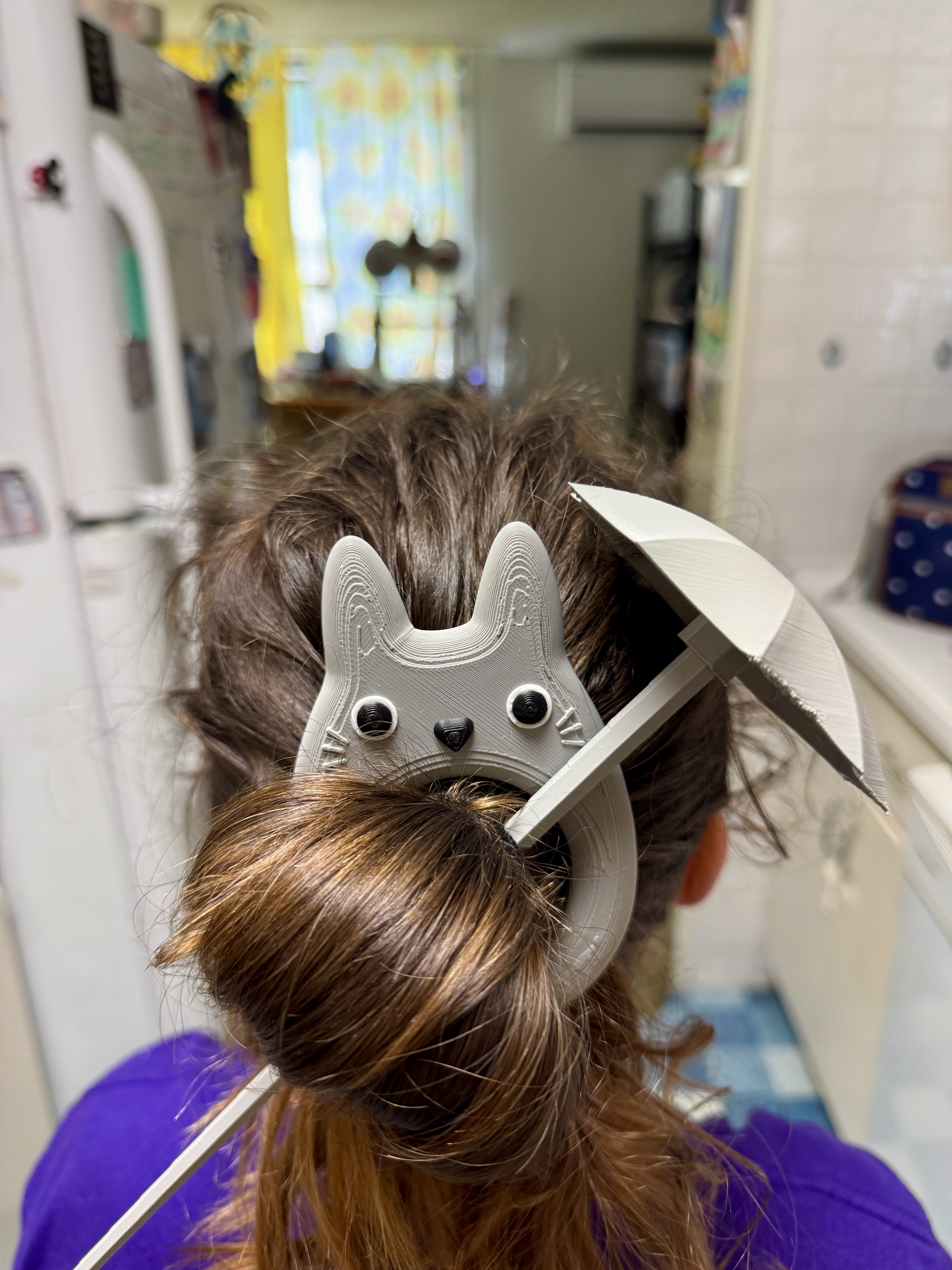 Miniatura 2 do modelo 3D Totoro Hairpin