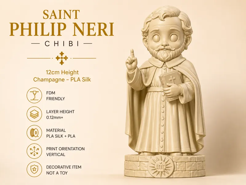 Saint Philip Neri Chibi-style