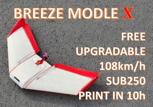 Breeze Model X [SUB250 FPV Flying Wings] RC plane