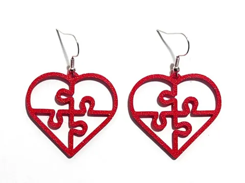Puzzle of Love - Earrings