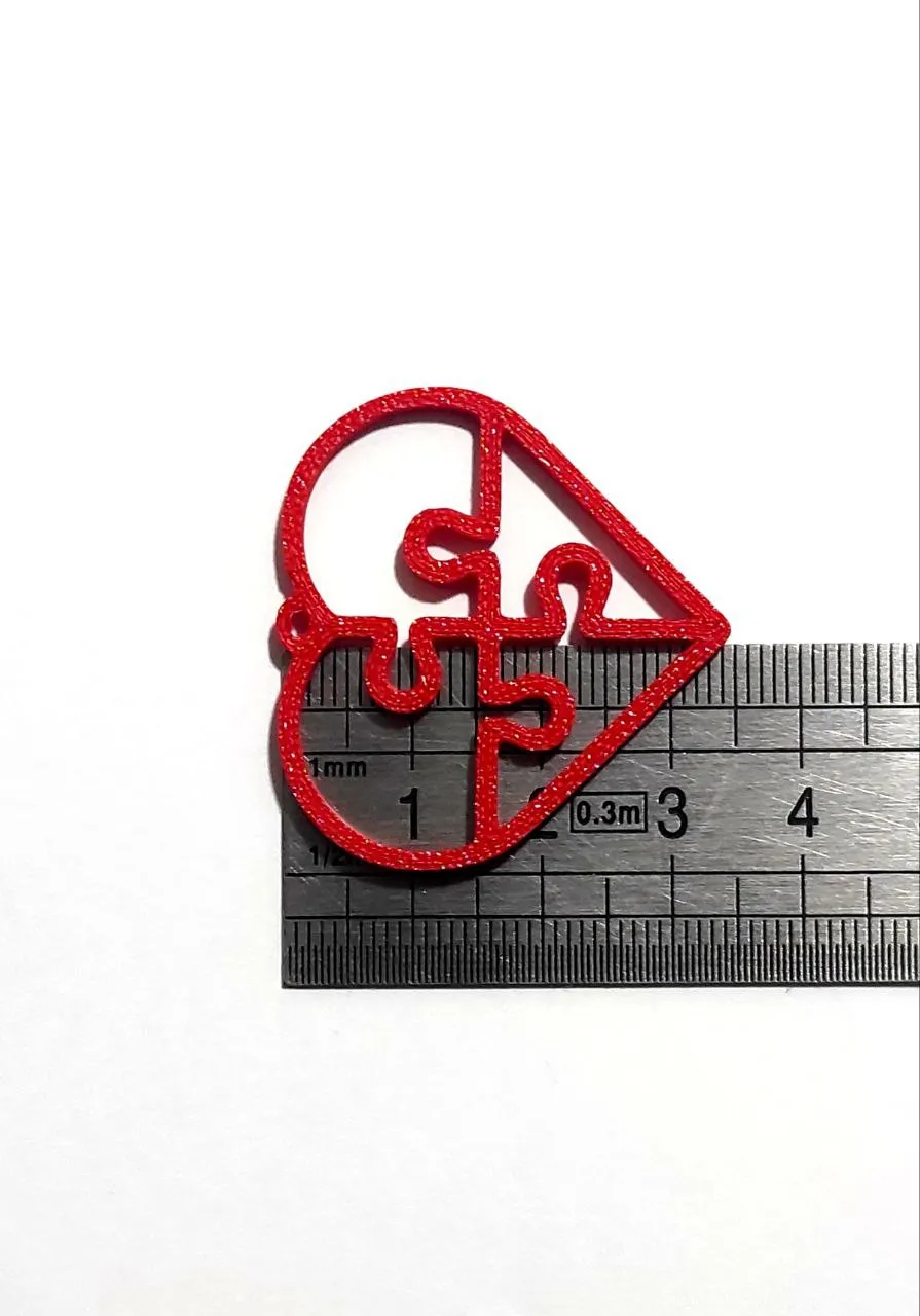 Puzzle of Love - Earrings view 2