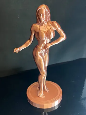 Figura decorativa: Bodybuilder Donna Muscolosa Scultura Culturista — vista de referencia 2