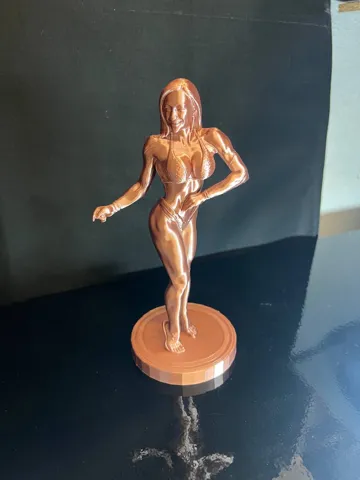 Figura decorativa: Bodybuilder Donna Muscolosa Scultura Culturista — vista de referencia 4