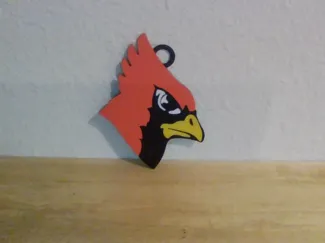 Cardinals keychain