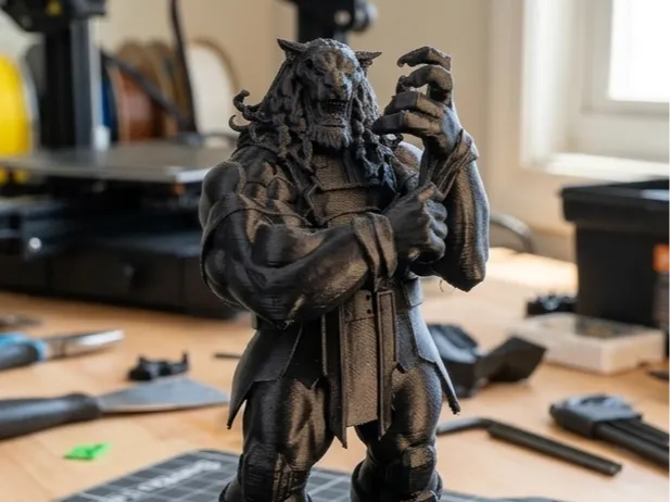 Battle Beast Sculpture for Painting