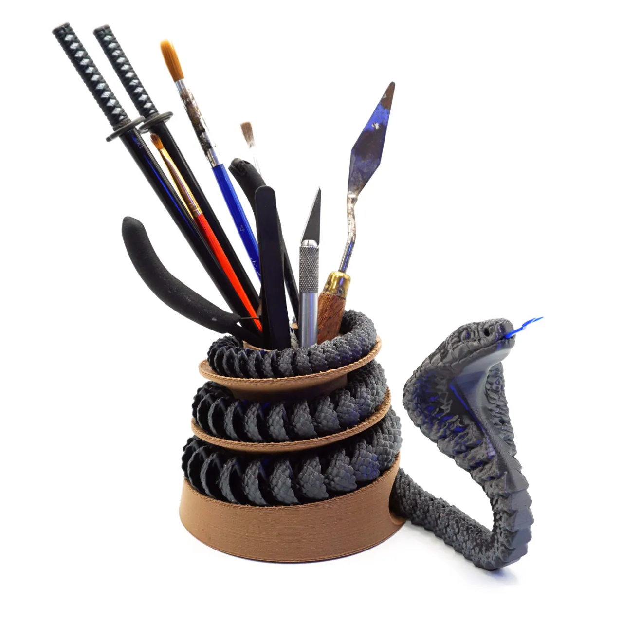 Articulated Cobra + Pencil Holder view 4