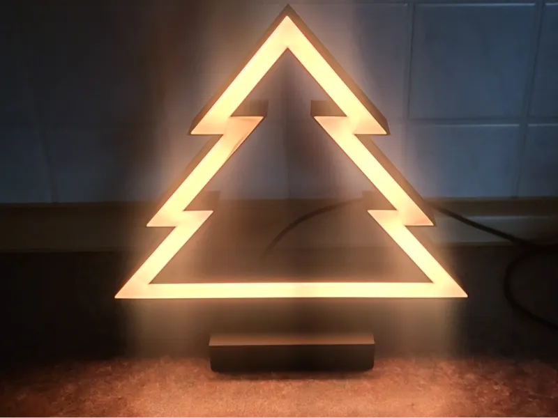 Christmastree WS2812b LEDs, WLED, Tannenbaum, ESP