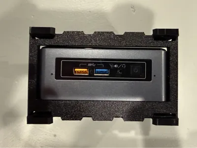 10 inch server rack 2U - Intel NUC (6CAY)