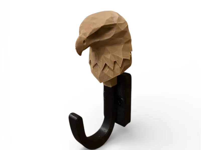 Eagle Head Low Poly Hanging Hook - CHiLLFiL Labs