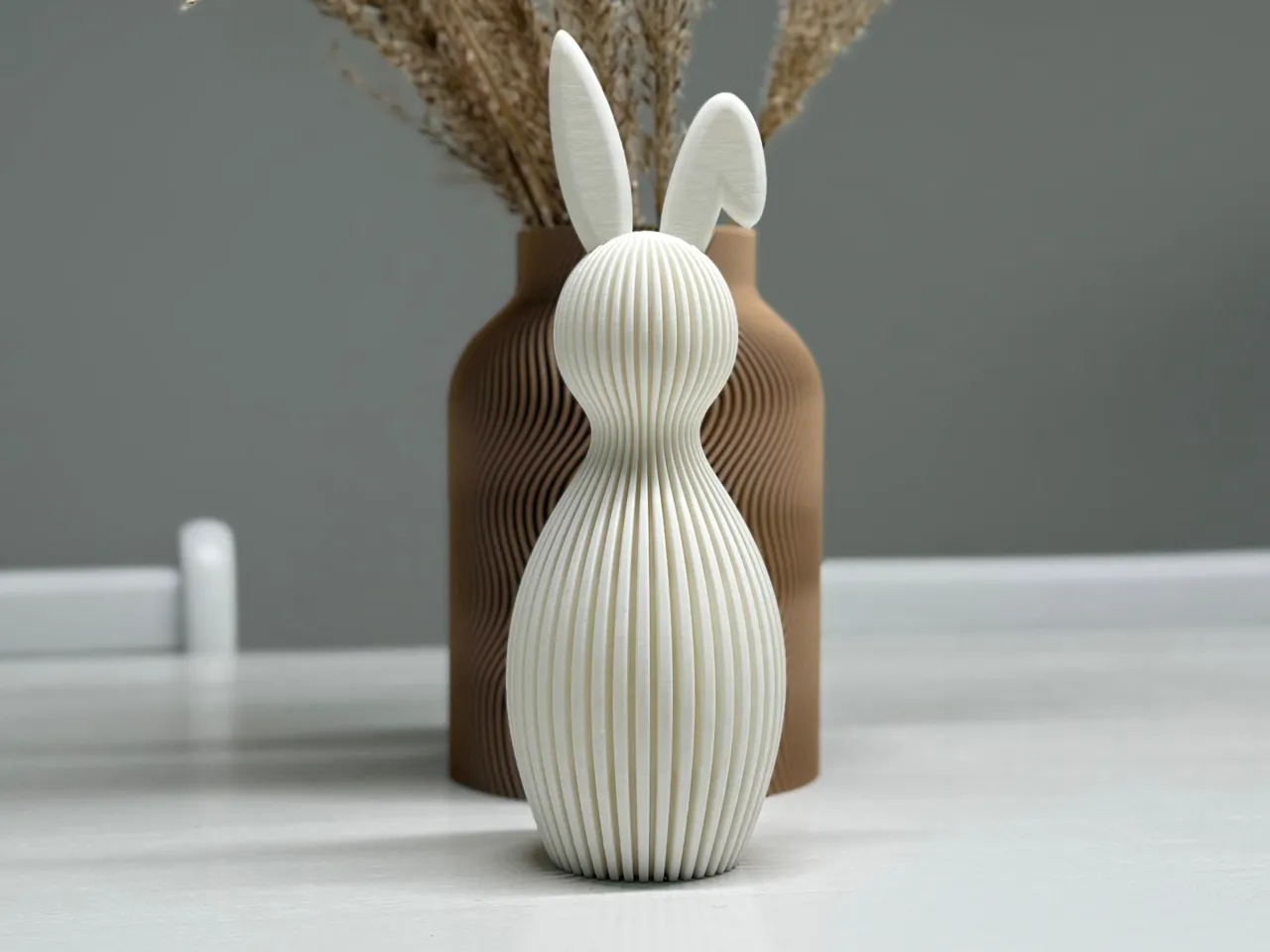 Easter Bunny folded ear view 3