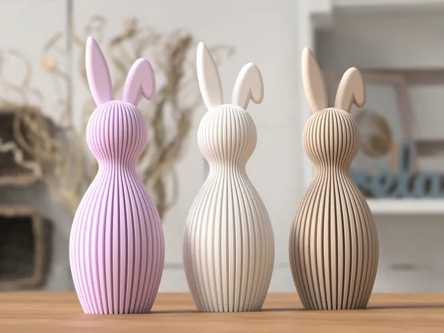 Easter Bunny folded ear