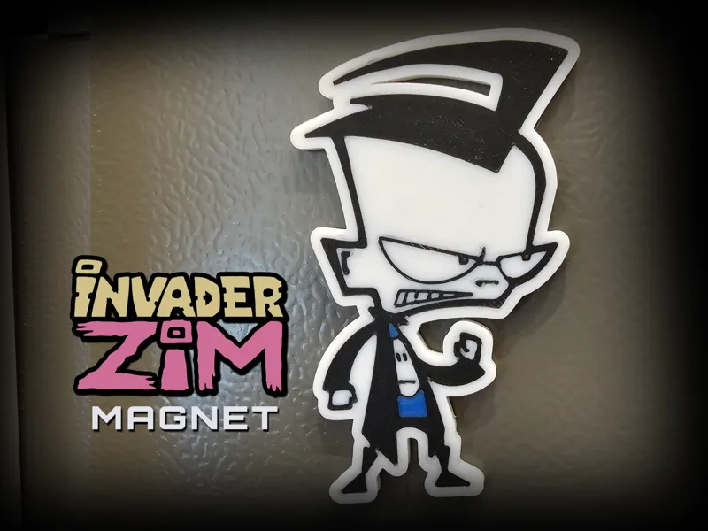 Invader Zim Magnet (Dib)