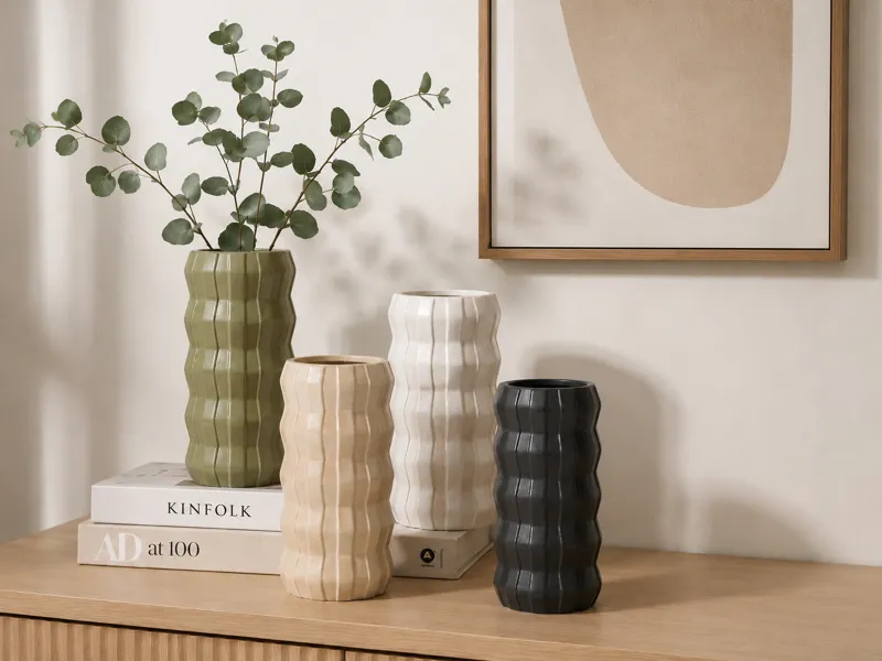 Irregular Stripe Vase