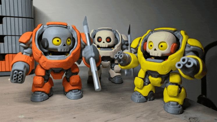 CorePod: Snap-Fit Mecha Suit for Skullbotz Pilots
