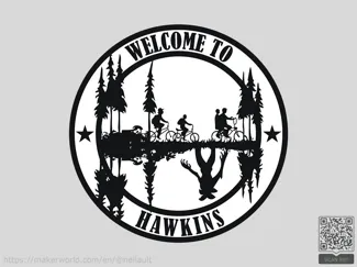 Stranger Things 'Welcome to Hawkins' Coaster